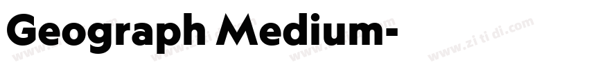 Geograph Medium字体转换